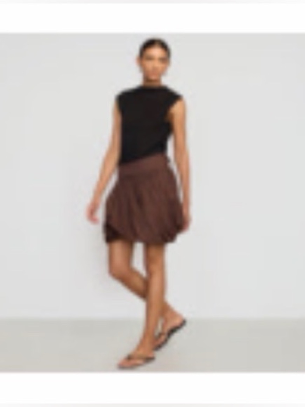 New Without Tags Modern Citizen Anat Organic Cotton Bubble Skirt Sz M